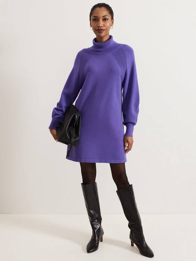 Вязаное платье ellie из плотного трикотажа Phase Eight, фиолетовый
Вязаное платье ellie из плотного трикотажа Phase Eight, фиолетовый