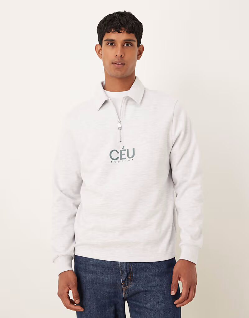 Толстовка стандартного кроя из ткани скуба, застежкой-молнией 1/4 и принтом серого меланжевого цвета Asos Design, Серый, Толстовка стандартного кроя из ткани скуба, застежкой-молнией 1/4 и принтом серого меланжевого цвета Asos Design
Толстовка стандартного кроя из ткани скуба, застежкой-молнией 1/4 и принтом серого меланжевого цвета Asos Design, Серый, Толстовка стандартного кроя из ткани скуба, застежкой-молнией 1/4 и принтом серого меланжевого цвета Asos Design