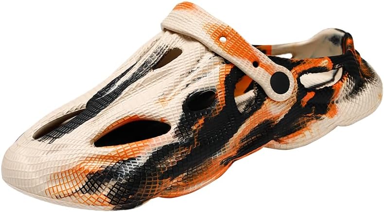 Мужские сандалии и шлепанцы, модные пляжные туфли с вырезами, легкие и дышащие нескользящие повседневные шлепанцы Sanjimida, черный/желтый
Мужские сандалии и шлепанцы, модные пляжные туфли с вырезами, легкие и дышащие нескользящие повседневные шлепанцы Sanjimida, черный/желтый