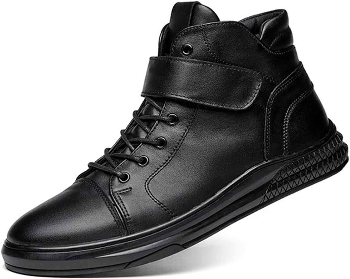 Мужские повседневные туфли высокие на шнуровке из премиальной кожи, модные кроссовки и ботинки для мужчин Abborora, черный
Мужские повседневные туфли высокие на шнуровке из премиальной кожи, модные кроссовки и ботинки для мужчин Abborora, черный