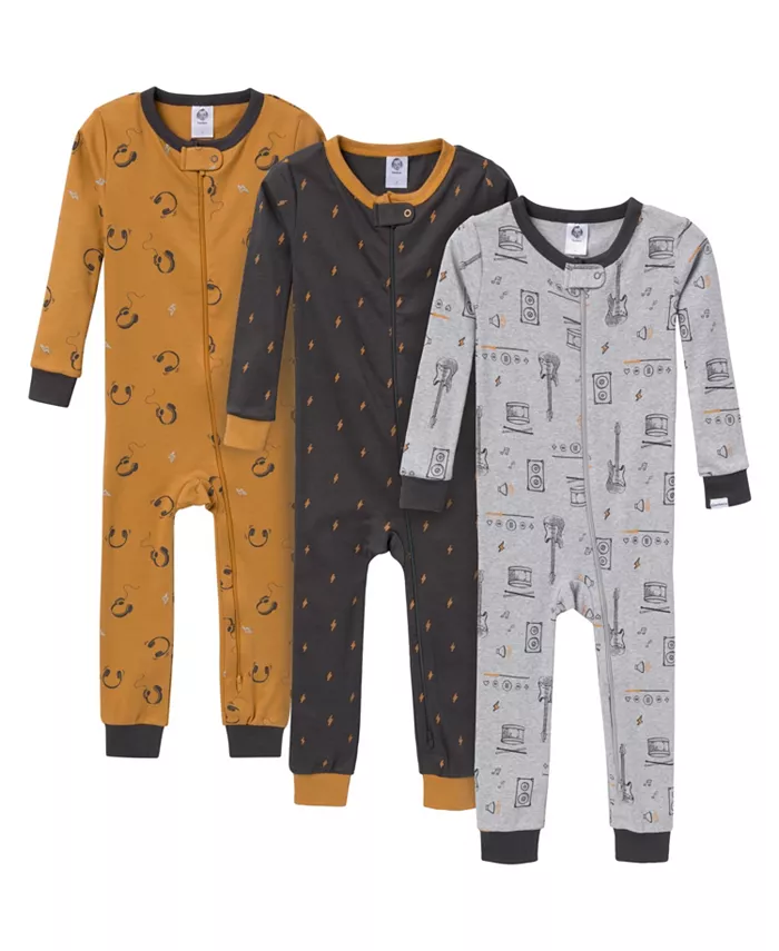 Пижама Snug Fit для мальчиков, без ножек, 3 шт., цвет «буффало» Gerber, серый
Пижама Snug Fit для мальчиков, без ножек, 3 шт., цвет «буффало» Gerber, серый