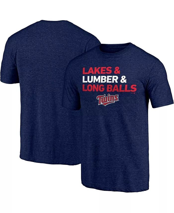 Мужская темно-синяя футболка с рисунком Minnesota Twins Hometown Collection Ampersand Tri-Blend Fanatics
Мужская темно-синяя футболка с рисунком Minnesota Twins Hometown Collection Ampersand Tri-Blend Fanatics