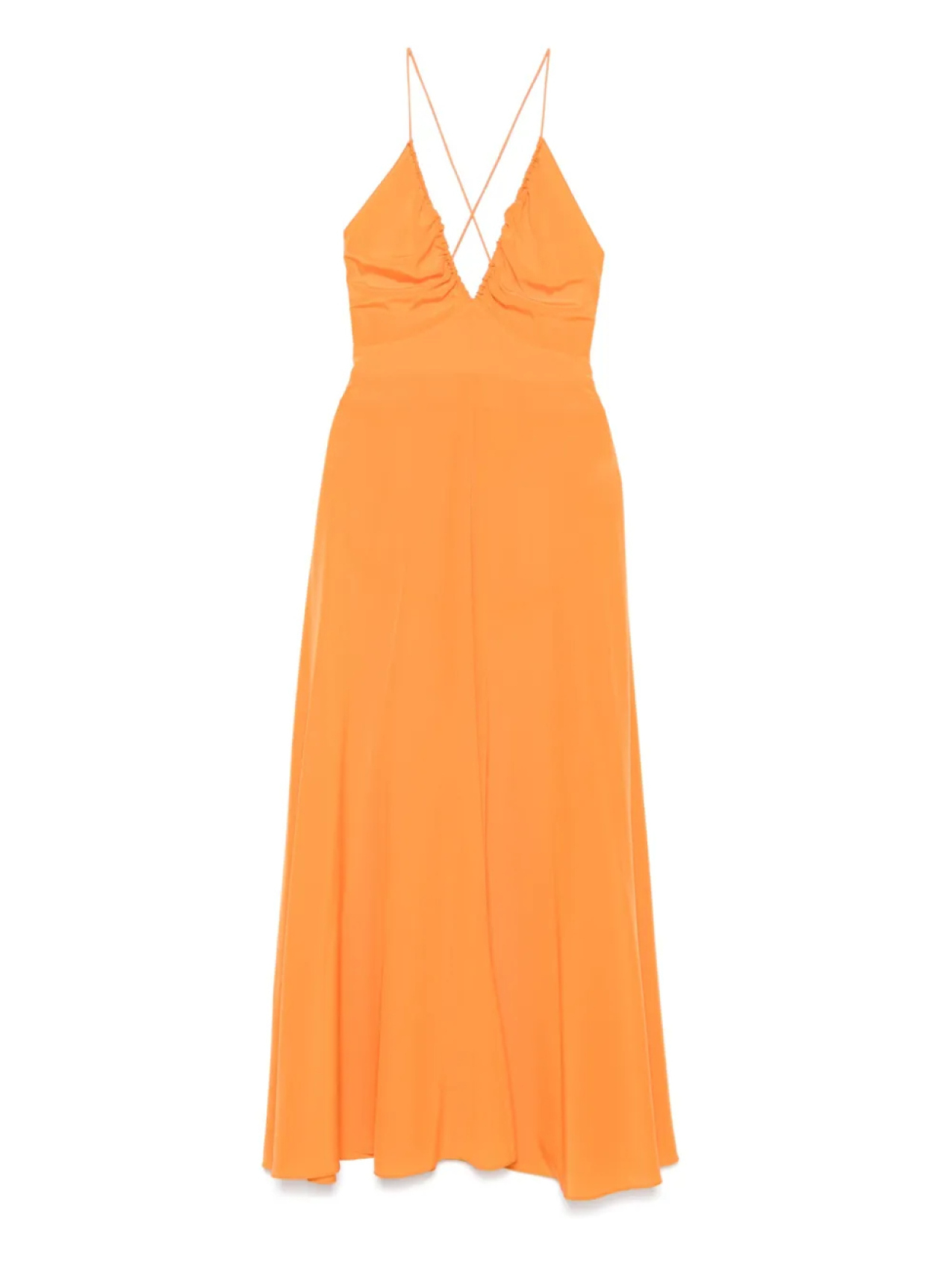 Длинное шелковое платье ASPESI, оранжевый
Длинное шелковое платье ASPESI, оранжевый