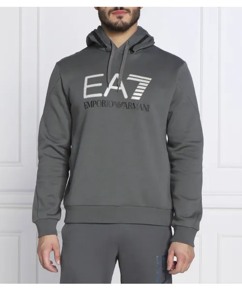 Толстовка Regular fit Ea7, серый 
Толстовка Regular fit Ea7, серый
