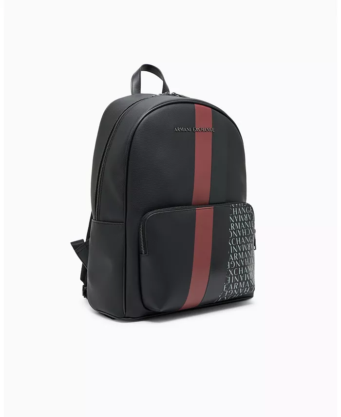 Мужской рюкзак с полосками и логотипом на задней части A|X Armani Exchange
Мужской рюкзак с полосками и логотипом на задней части A|X Armani Exchange