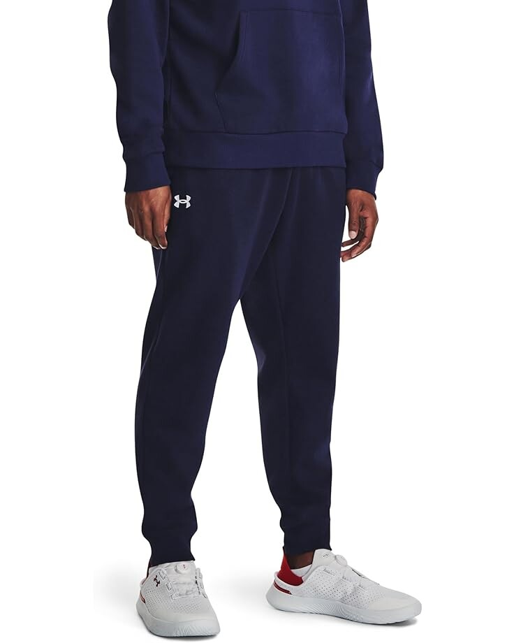 Джоггеры Under Armour Rival Fleece, цвет Midnight Navy/White
Джоггеры Under Armour Rival Fleece, цвет Midnight Navy/White