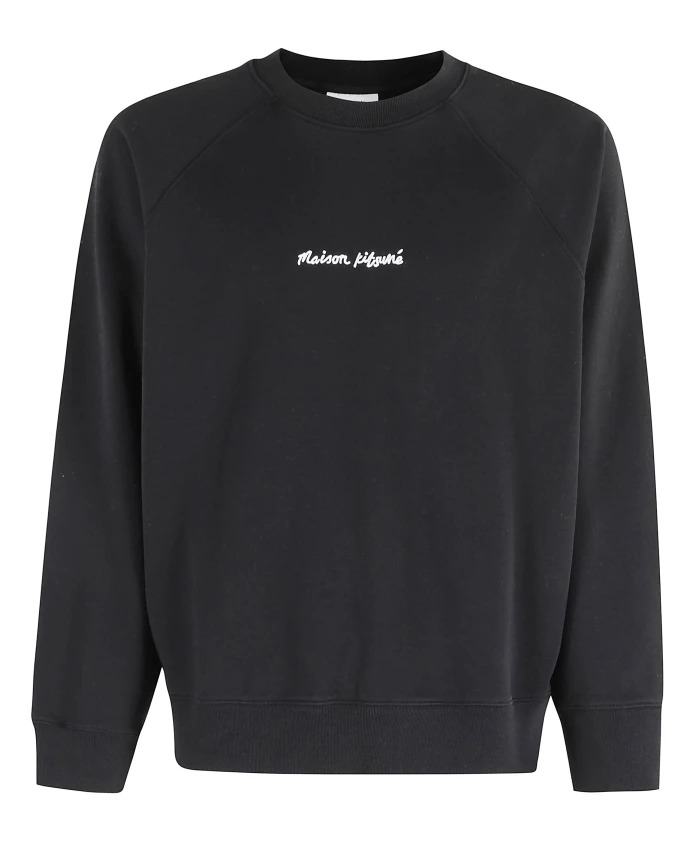 Толстовка большого размера с надписью, выполненной от руки. Maison Kitsunã, черный
Толстовка большого размера с надписью, выполненной от руки. Maison Kitsunã, черный