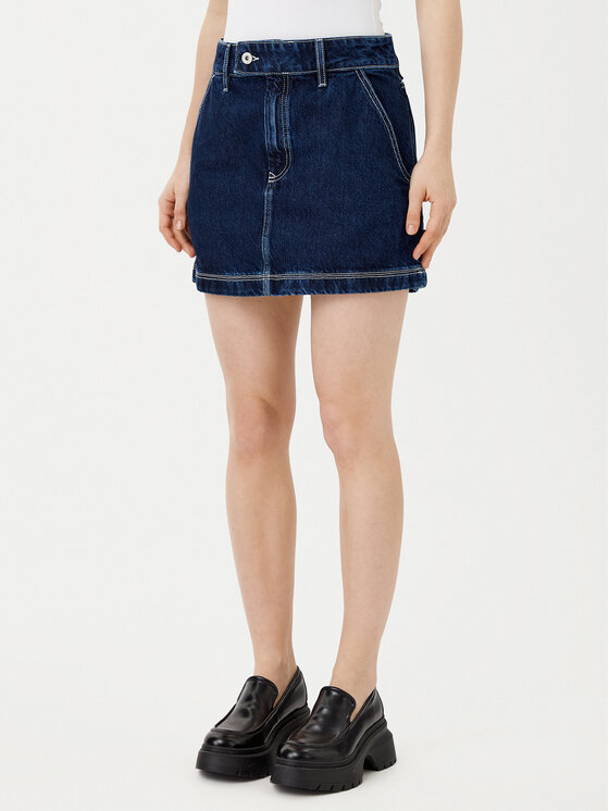 Джинсовая юбка обычного кроя mini 50531831 Hugo, синий
Джинсовая юбка обычного кроя mini 50531831 Hugo, синий