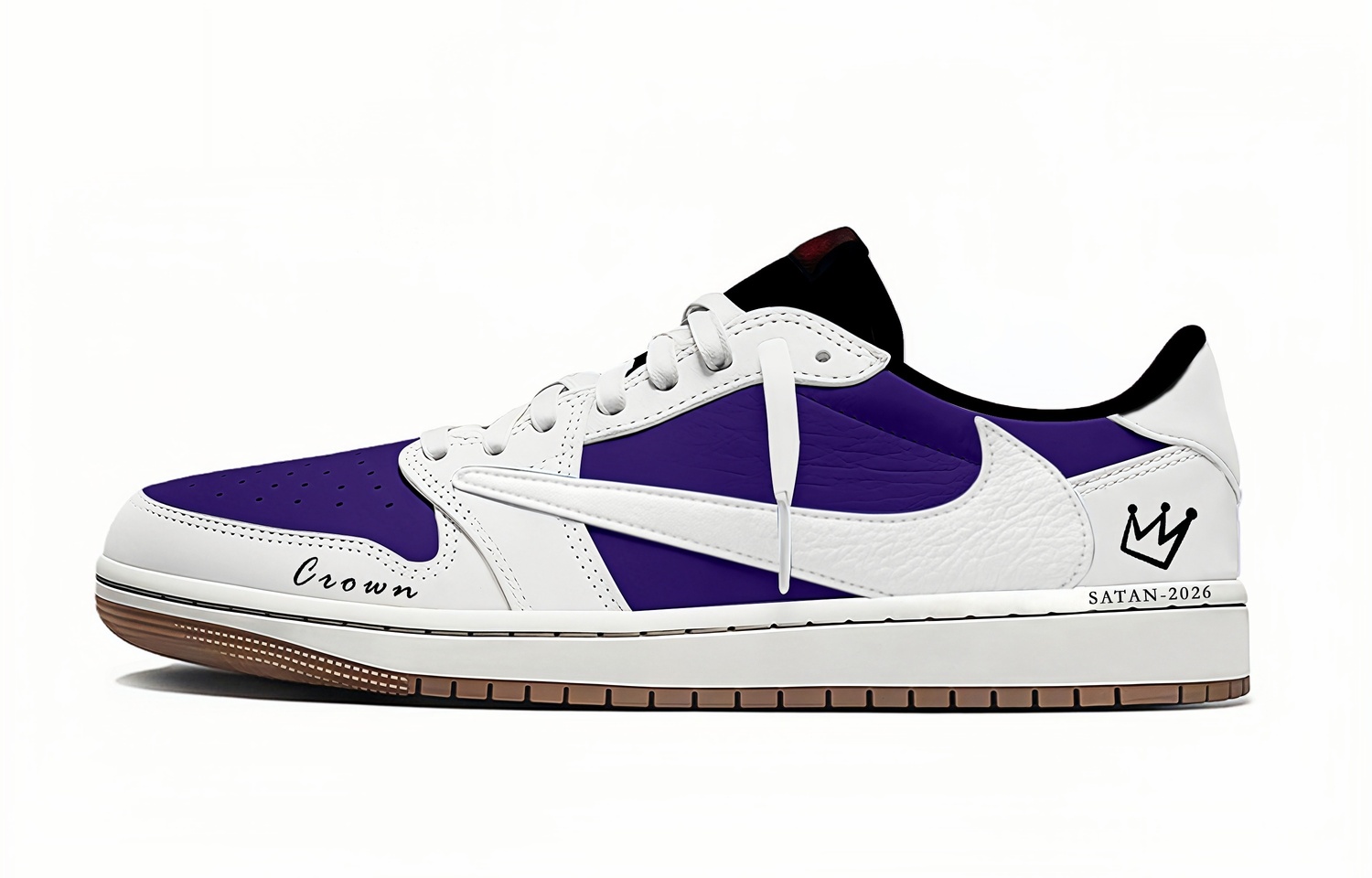 Jordan Travis Scott x Air 1 White Purple Travis Scott X AJ1 Low Cushioning Low top Vintage Basketball Shoes
Jordan Travis Scott x Air 1 White Purple Travis Scott X AJ1 Low Cushioning Low top Vintage Basketball Shoes