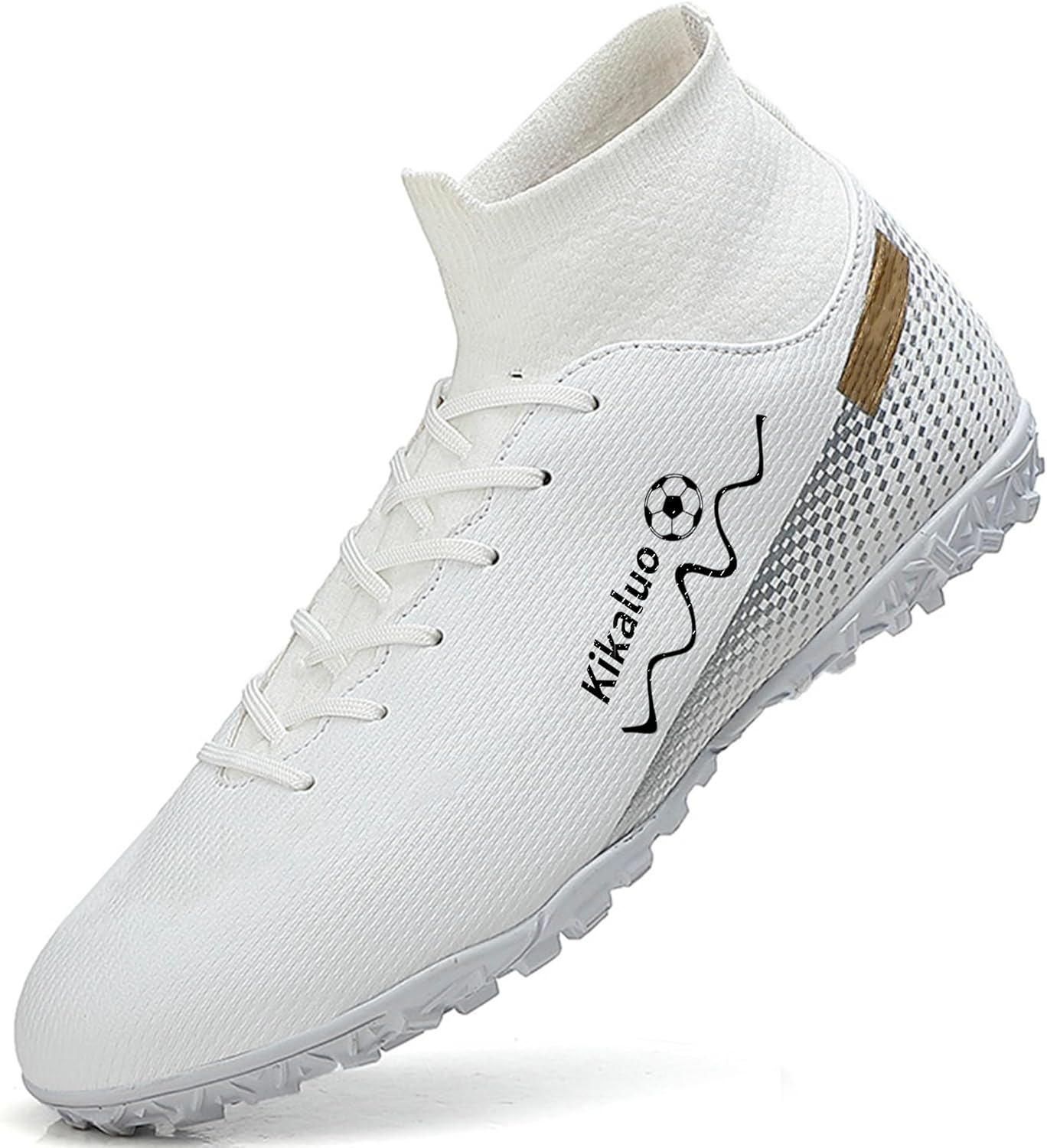 Мужские футбольные бутсы Высокие кроссовки На шнуровке Нескользящие шипы Спортивные кроссовки для бейсбола и лакросса Kikaluo, белый
Мужские футбольные бутсы Высокие кроссовки На шнуровке Нескользящие шипы Спортивные кроссовки для бейсбола и лакросса Kikaluo, белый