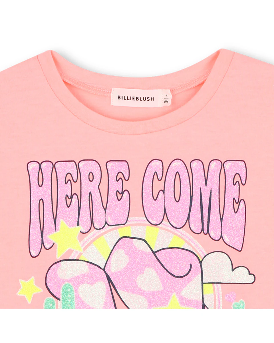 Детская оранжевая футболка с длинным рукавом Billieblush, лососевый
Детская оранжевая футболка с длинным рукавом Billieblush, лососевый