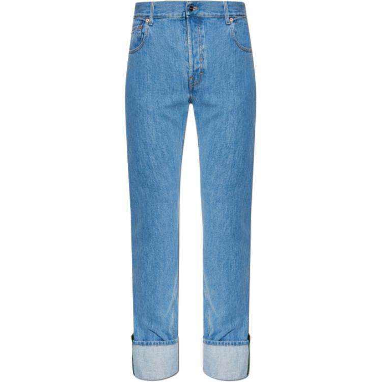 Зауженные джинсы GUCCI, синий
Зауженные джинсы GUCCI, синий