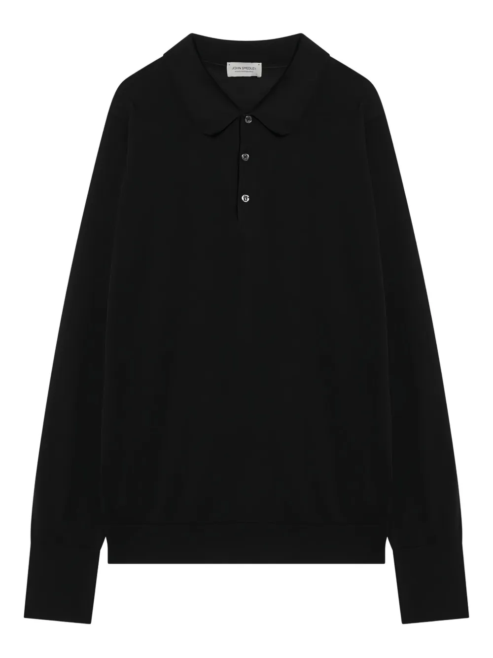 Рубашка поло с длинными рукавами John Smedley, черный
Рубашка поло с длинными рукавами John Smedley, черный
