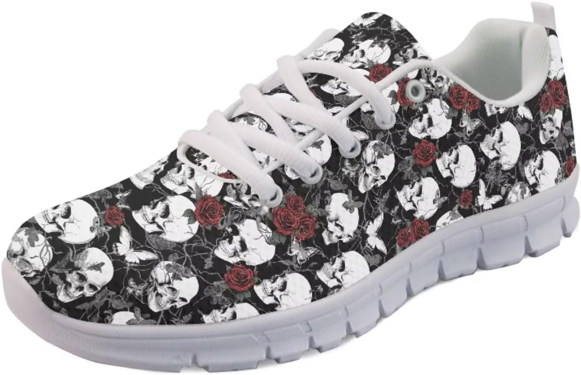 Кроссовки Forchrinse для женщин и мужчин, повседневные обувь на шнуровке, дышащие легкие теннисные кроссовки для тренировок и ходьбы, Skeleton Flower
Кроссовки Forchrinse для женщин и мужчин, повседневные обувь на шнуровке, дышащие легкие теннисные кроссовки для тренировок и ходьбы, Skeleton Flower