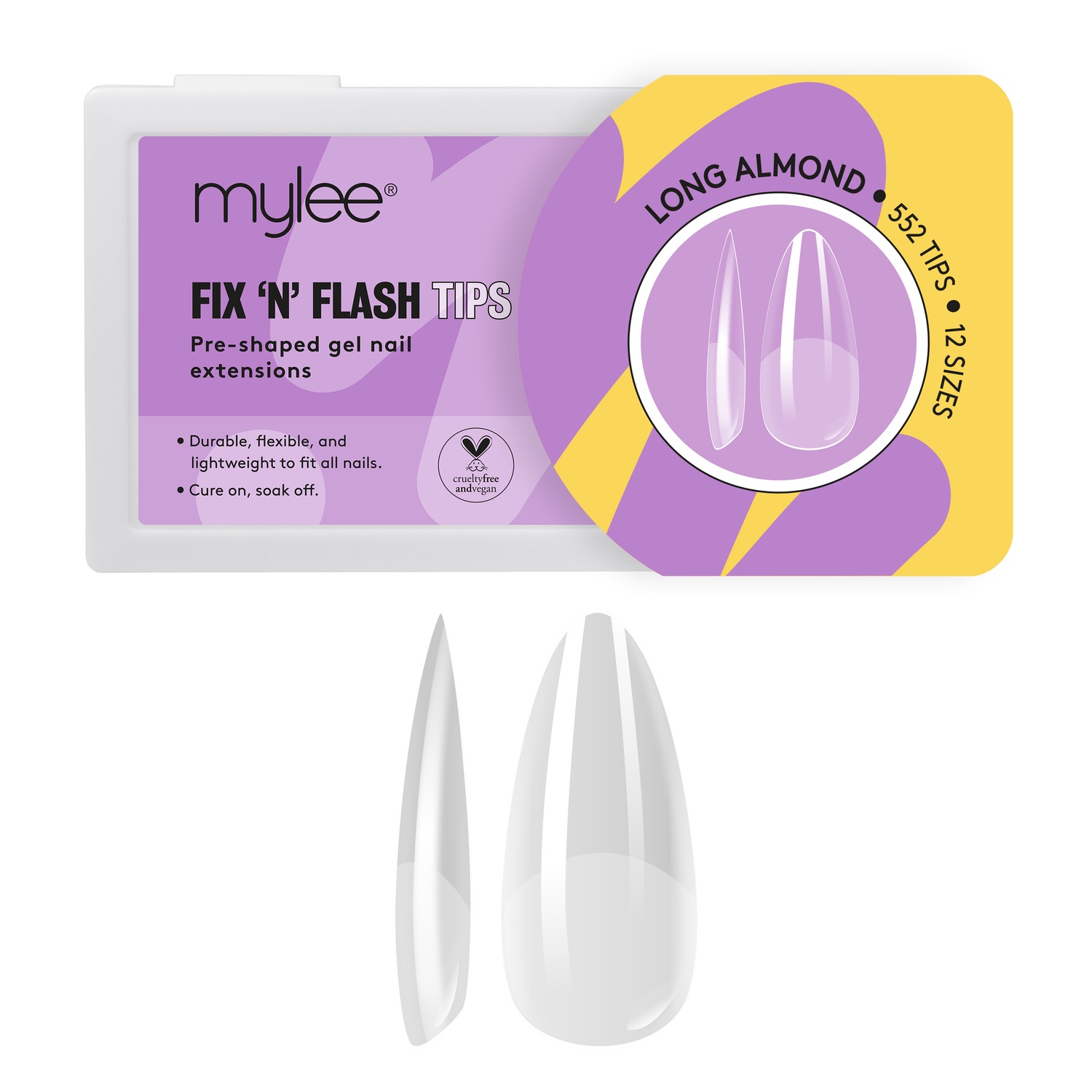 Искусственные ногти fix 'n' flash tips Mylee, long almond
Искусственные ногти fix 'n' flash tips Mylee, long almond