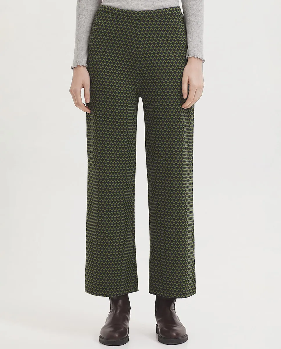 Женские прямые брюки средней посадки с геометрическим принтом Nice Things, темно-синий
Женские прямые брюки средней посадки с геометрическим принтом Nice Things, темно-синий