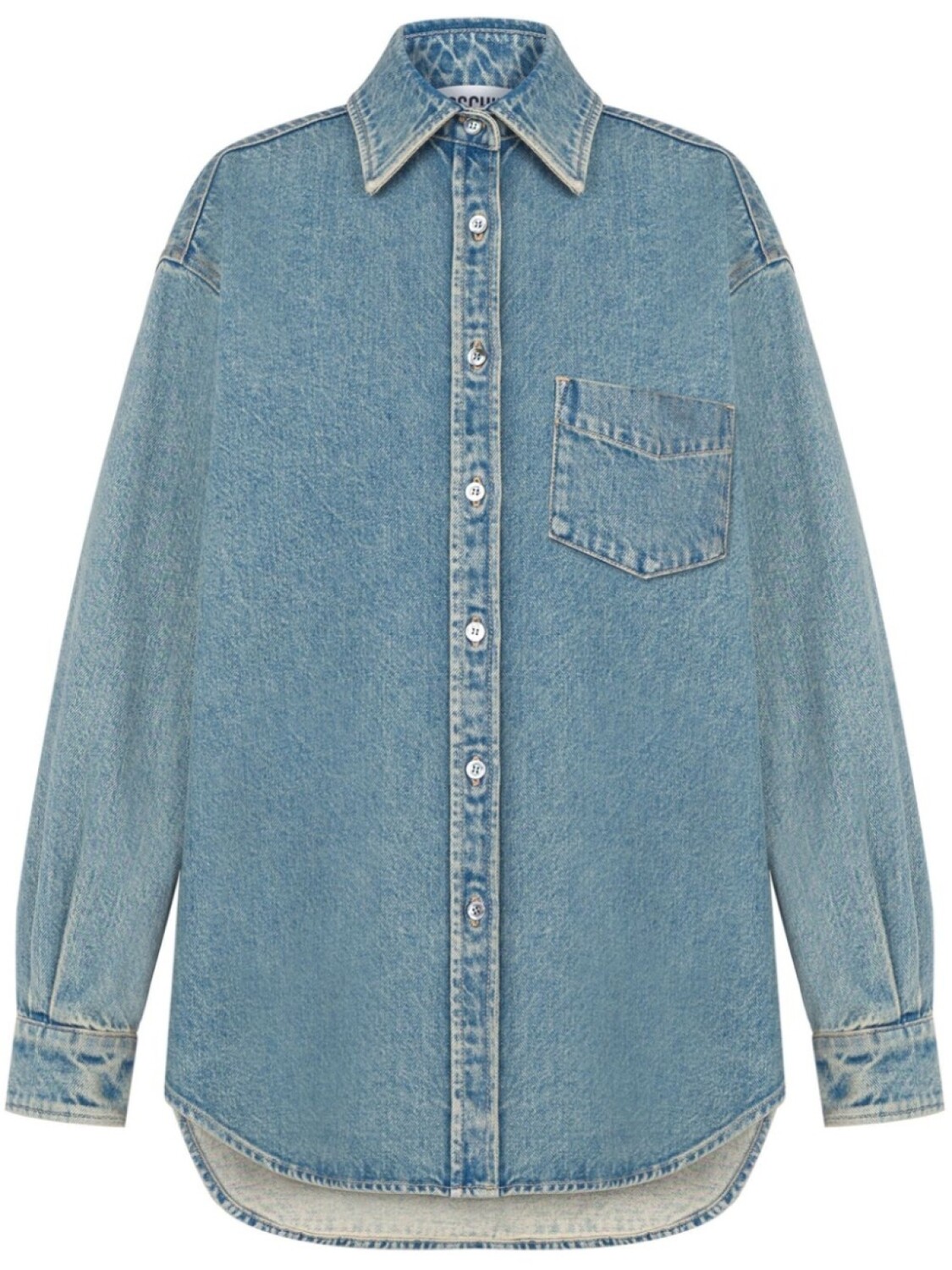Moschino джинсовая рубашка, синий
Moschino джинсовая рубашка, синий