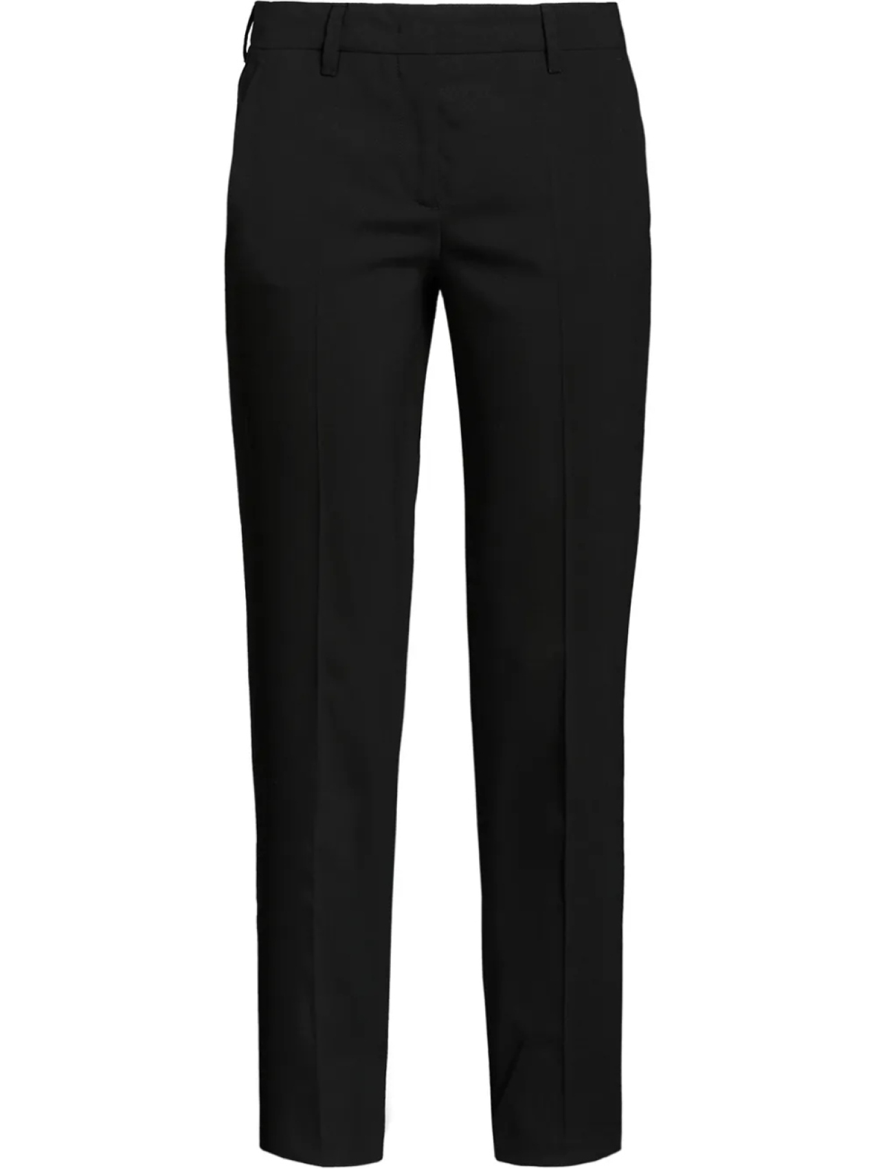 Укороченные брюки кроя слим Prada, черный
Укороченные брюки кроя слим Prada, черный