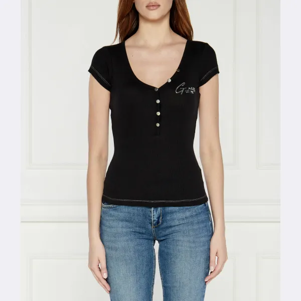 Облегающая футболка Guess, черный
Облегающая футболка Guess, черный