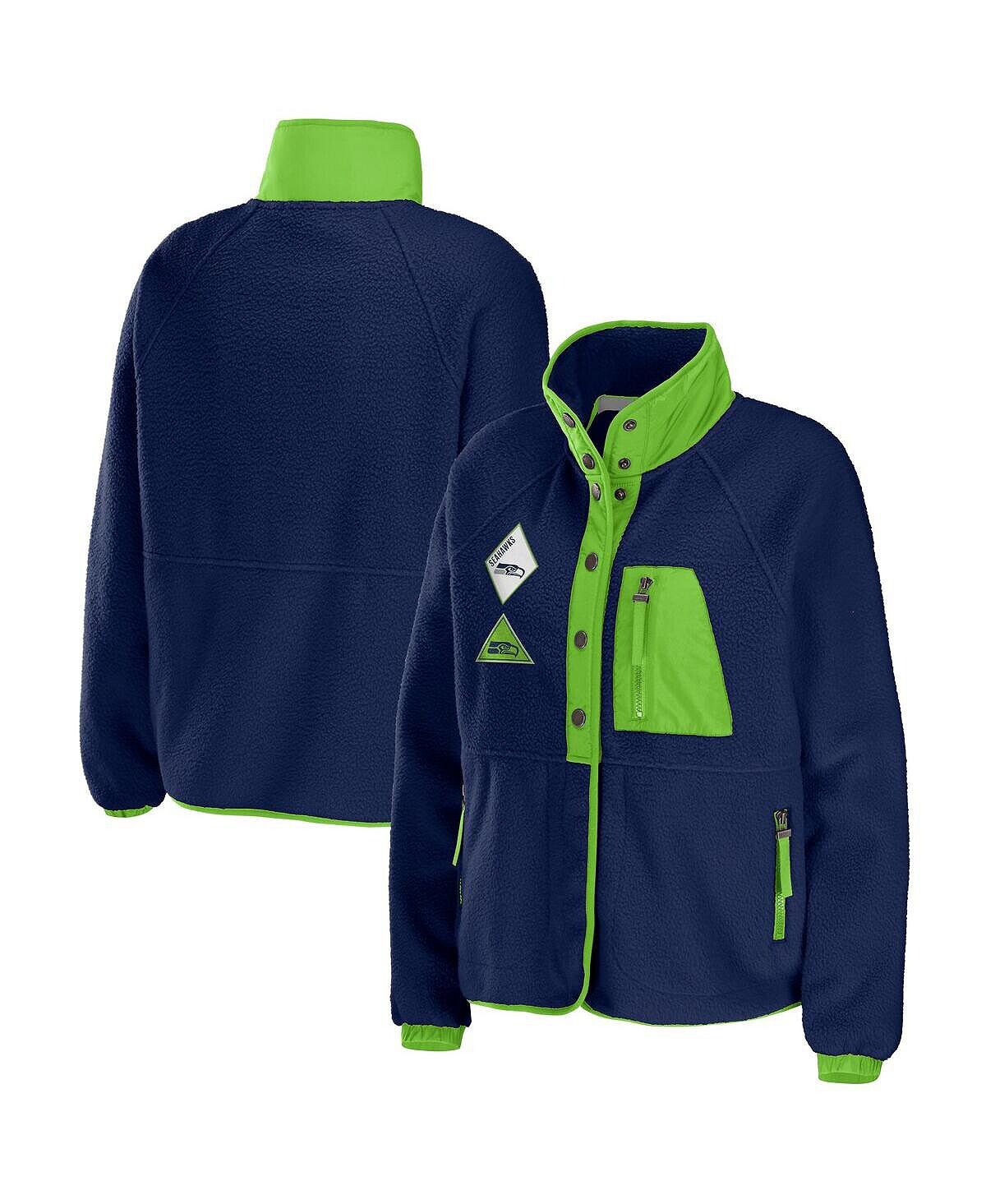 Женская темно-синяя куртка с кнопками реглан из флиса Seattle Seahawks WEAR by Erin Andrews, темно-синий
Женская темно-синяя куртка с кнопками реглан из флиса Seattle Seahawks WEAR by Erin Andrews, темно-синий