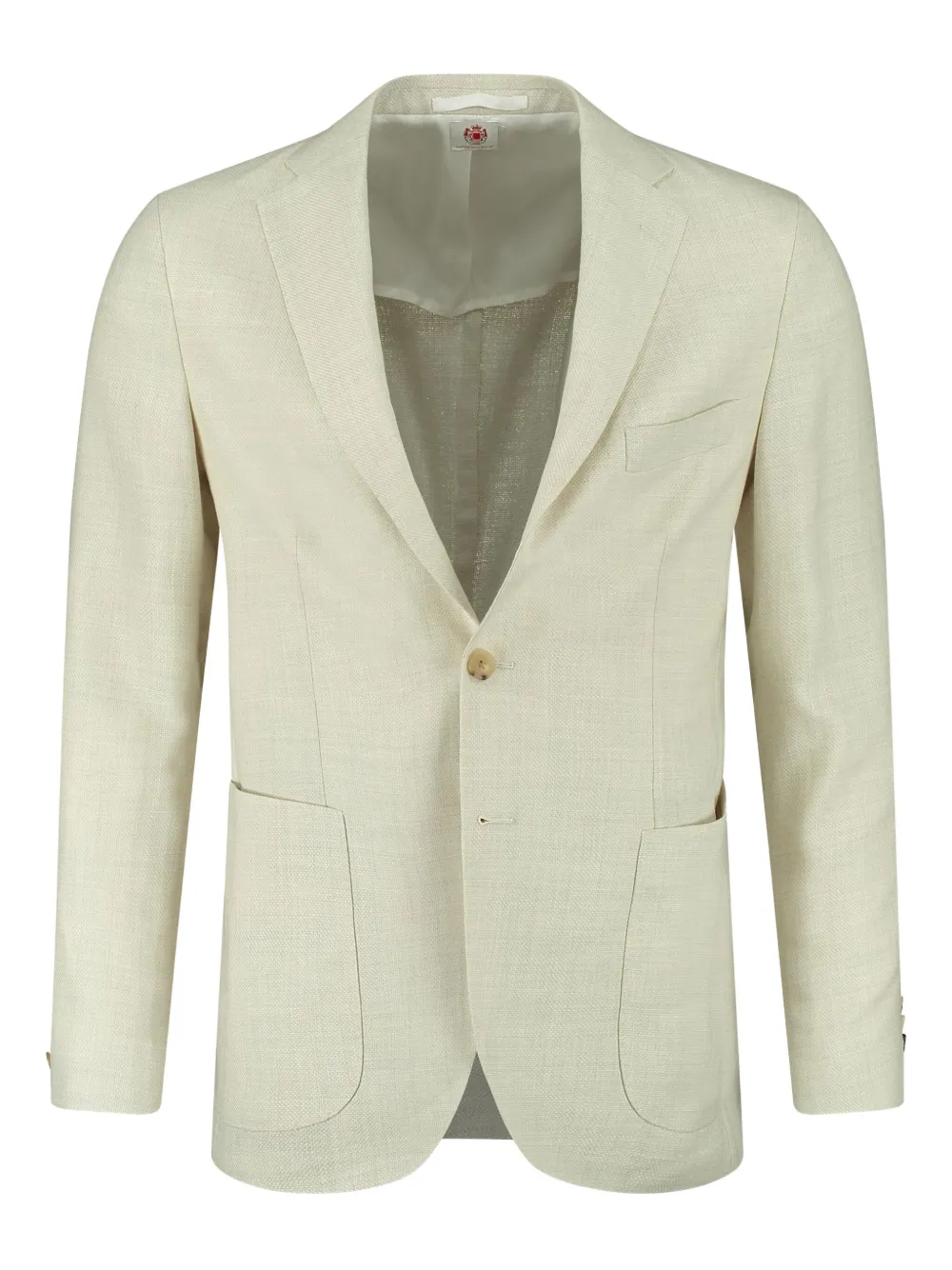 Однобортный пиджак Luigi Borrelli, нейтральный
Однобортный пиджак Luigi Borrelli, нейтральный