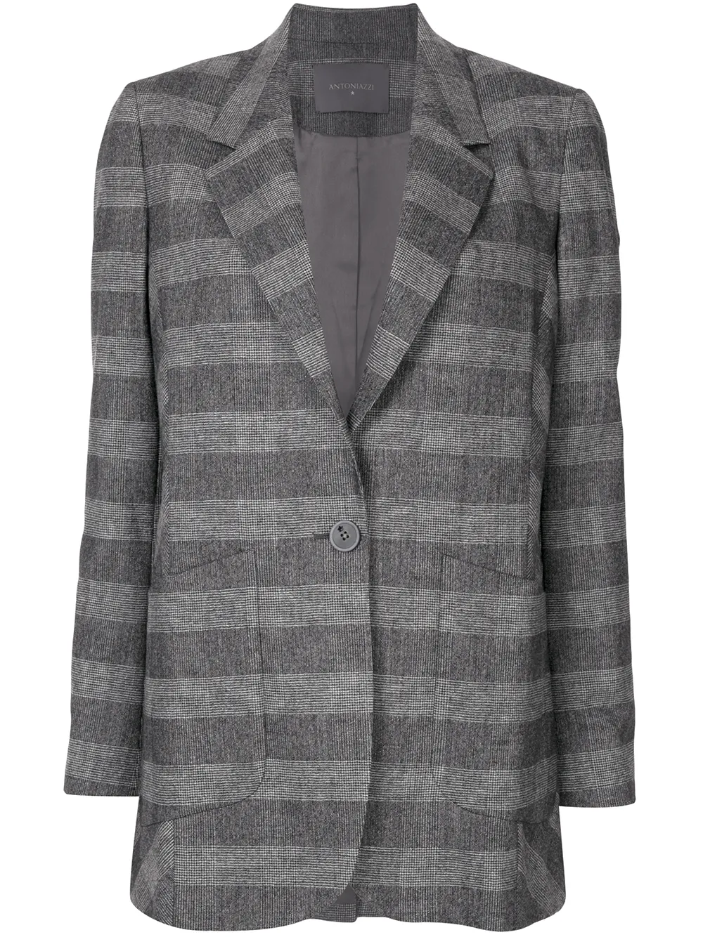 Блейзер в клетку Prince of Wales Lorena Antoniazzi, серый
Блейзер в клетку Prince of Wales Lorena Antoniazzi, серый