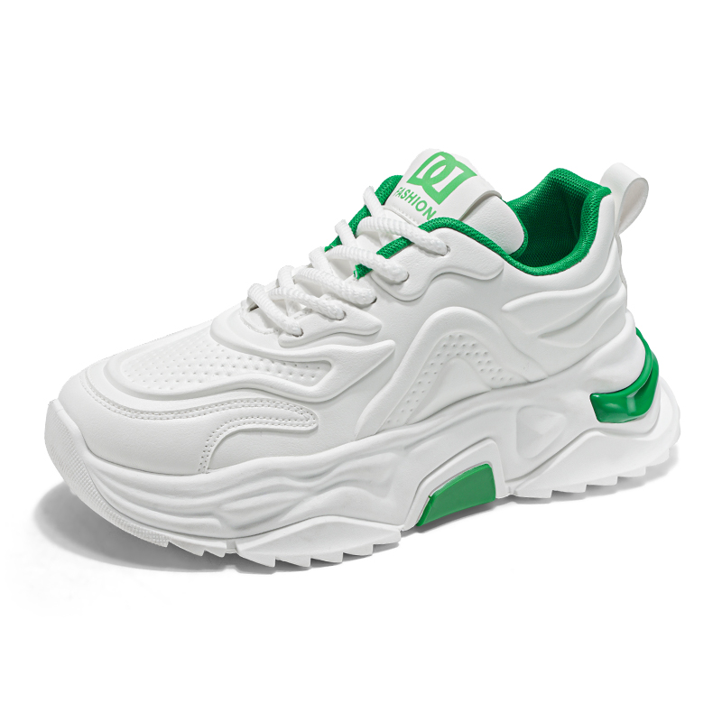 Нескользящие низкие кроссовки на массивной подошве для мужчин M.M Party, White Green
Нескользящие низкие кроссовки на массивной подошве для мужчин M.M Party, White Green