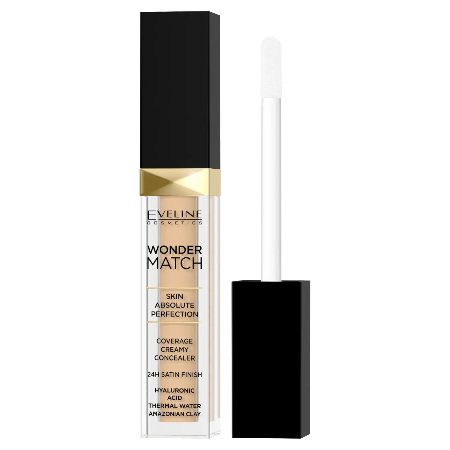 Кремовый консилер для лица 10 светлый ванильный Eveline Cosmetics Wonder Match, 7 мл
Кремовый консилер для лица 10 светлый ванильный Eveline Cosmetics Wonder Match, 7 мл