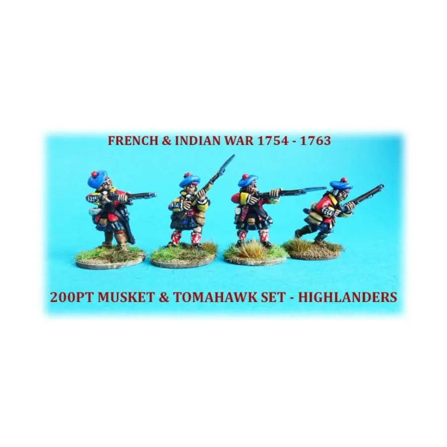 Мушкет и Томагавк – британские горцы, French & Indian War 1754-1763 (28mm)
Мушкет и Томагавк – британские горцы, French & Indian War 1754-1763 (28mm)