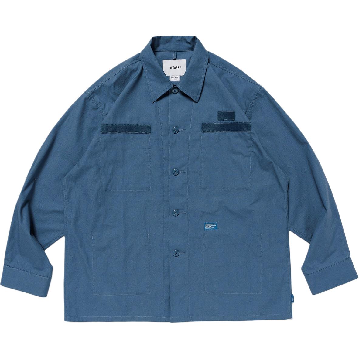 Многофункциональная хлопковая рубашка WTAPS, Cyan
Многофункциональная хлопковая рубашка WTAPS, Cyan