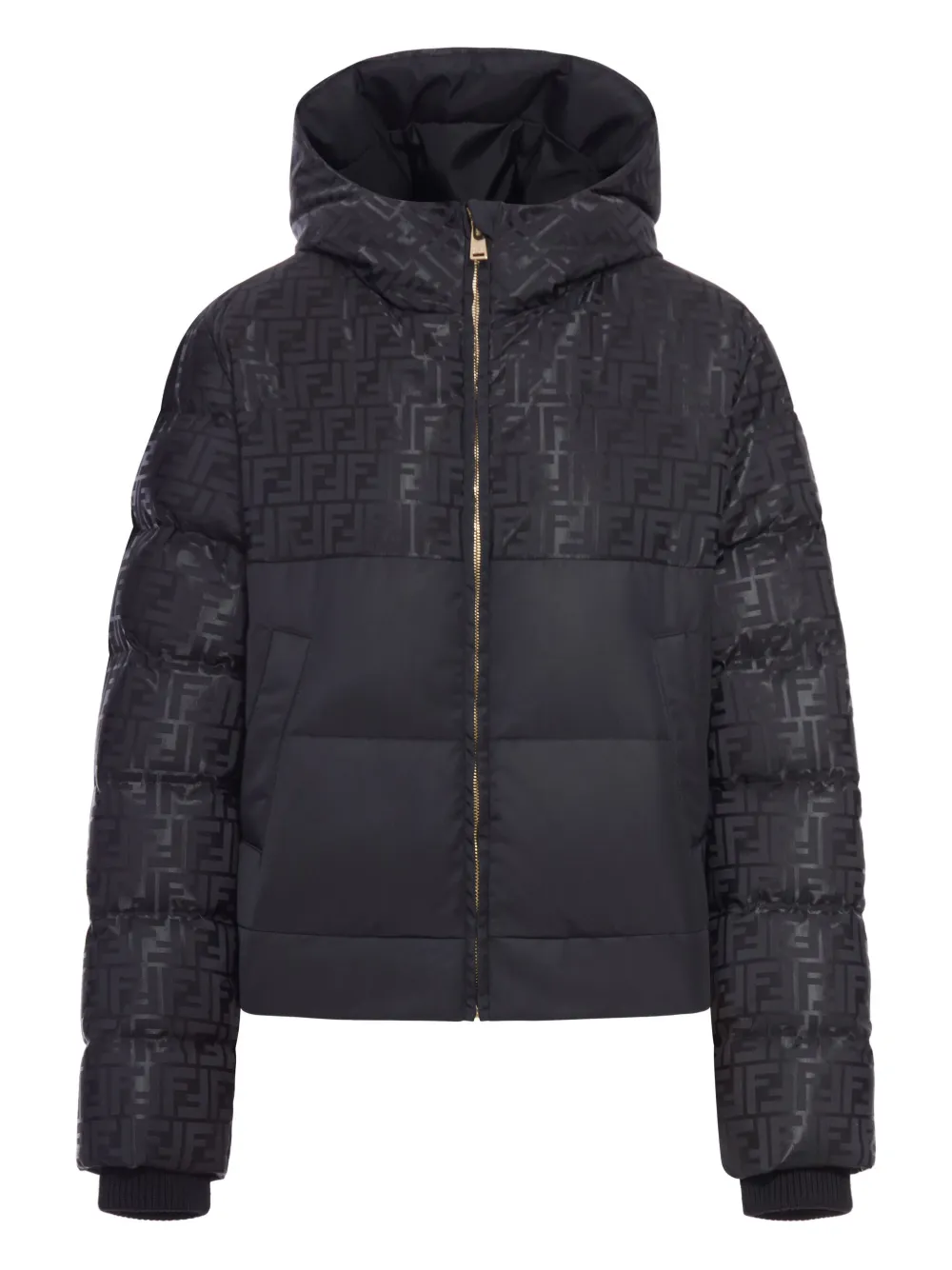 Куртка с капюшоном и узором FF Fendi, черный
Куртка с капюшоном и узором FF Fendi, черный