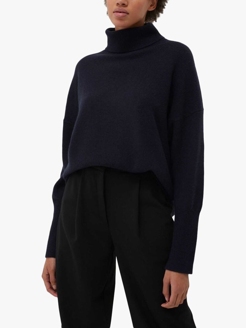 Кашемировый джемпер с высоким воротником Chinti & Parker, темно-синий
Кашемировый джемпер с высоким воротником Chinti & Parker, темно-синий