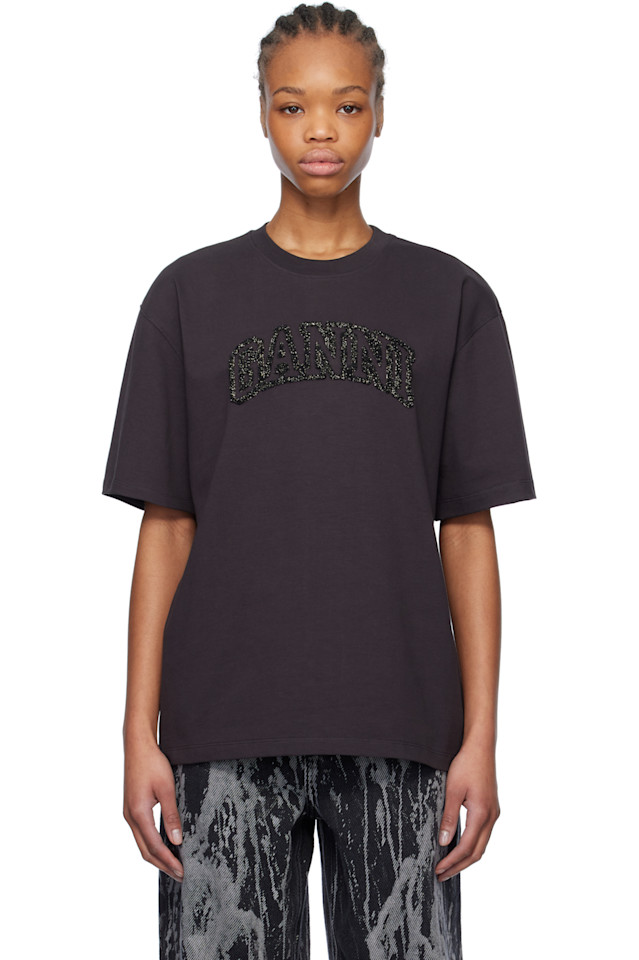 Хлопковая футболка oversize с рукавом реглан 'Ganni' Ganni, цвет phantom
Хлопковая футболка oversize с рукавом реглан 'Ganni' Ganni, цвет phantom