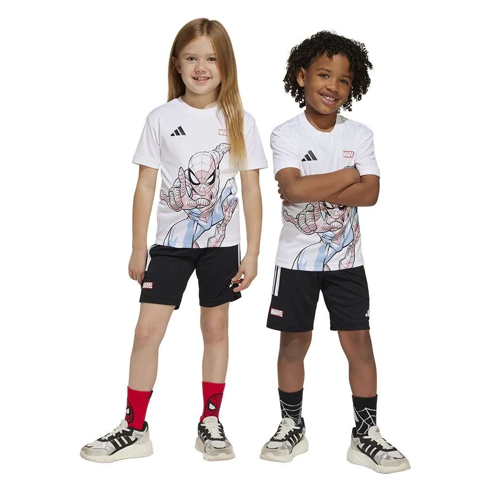Комплект adidas X Marvel Spiderman Tee, белый
Комплект adidas X Marvel Spiderman Tee, белый