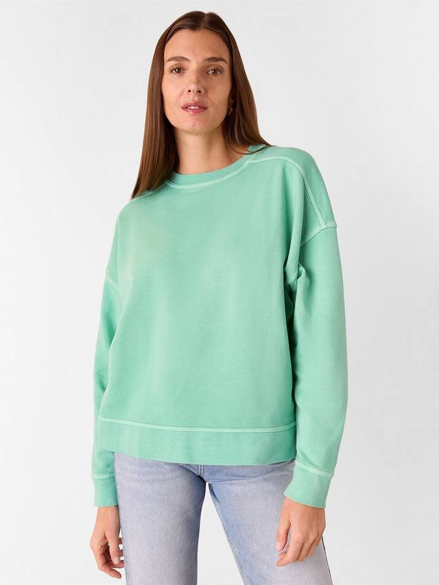 Трикотажный джемпер свободного кроя Whistles, зеленый
Трикотажный джемпер свободного кроя Whistles, зеленый