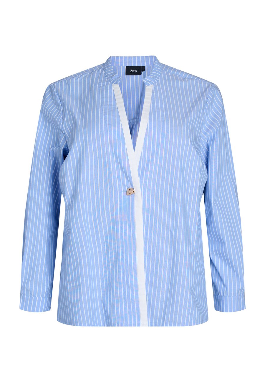 Блуза Zizzi Blouse, Light Blue Stripe/Light Blue
Блуза Zizzi Blouse, Light Blue Stripe/Light Blue