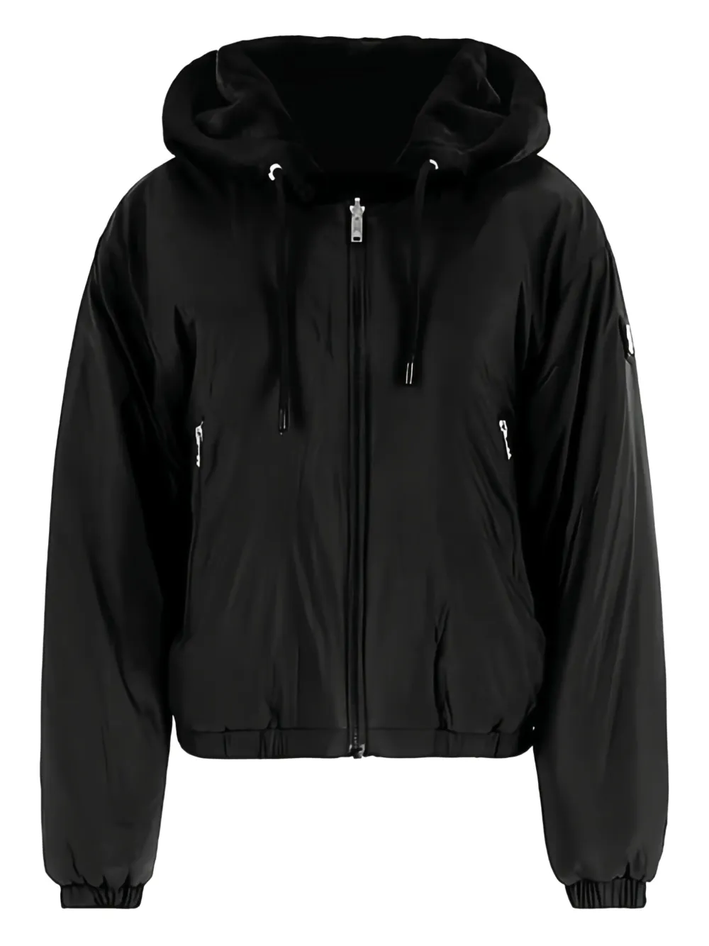 Бомбер с капюшоном и застежкой-молнией спереди Moose Knuckles, черный
Бомбер с капюшоном и застежкой-молнией спереди Moose Knuckles, черный