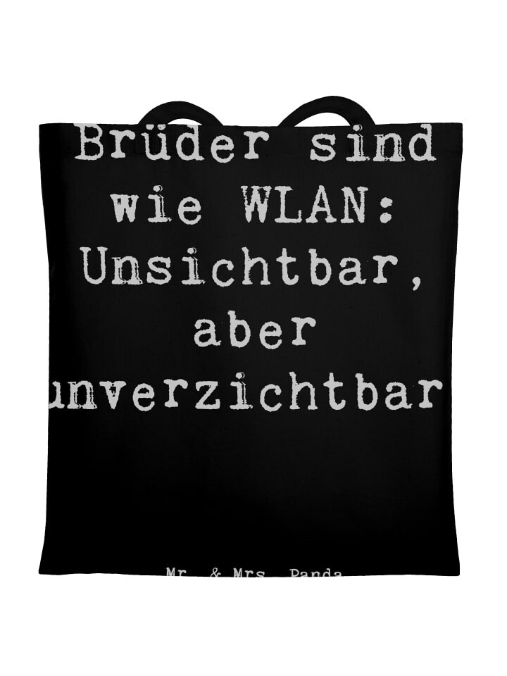 Сумка для переноски Mr & Mrs Panda Brüder sind wie WLAN Unsichtbar a, черный
Сумка для переноски Mr & Mrs Panda Brüder sind wie WLAN Unsichtbar a, черный