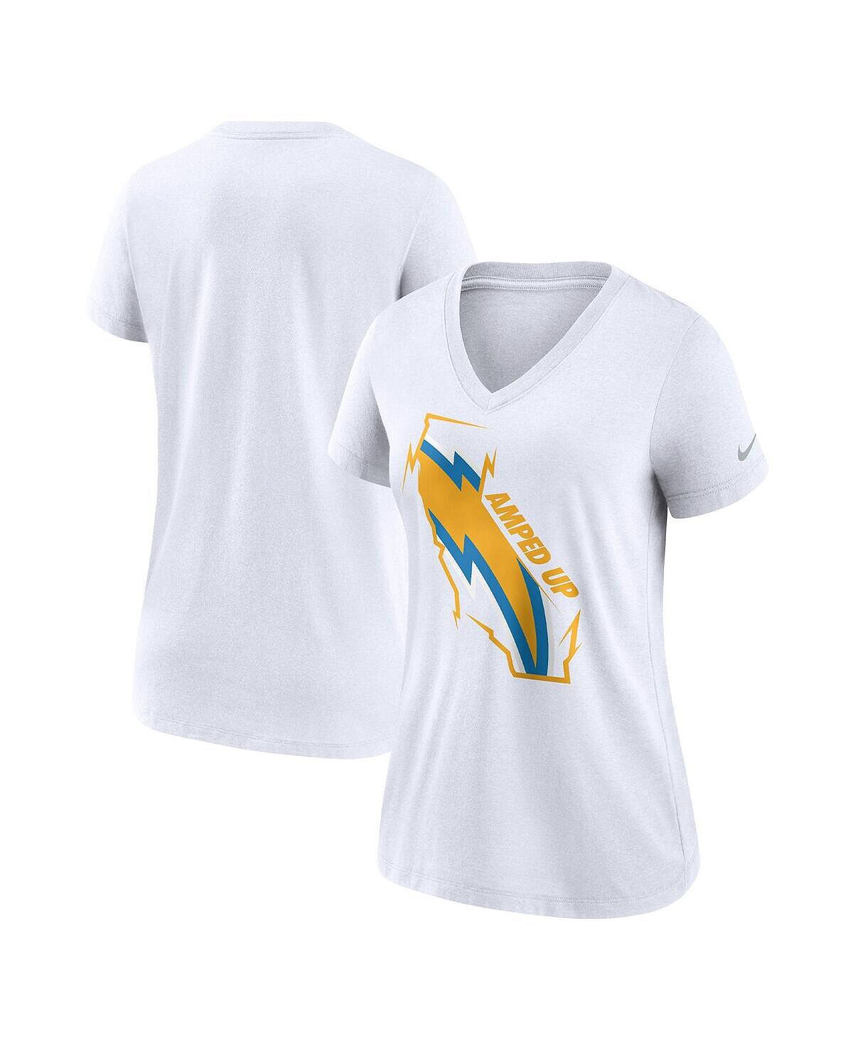 Белая женская футболка с v-образным вырезом Los Angeles Chargers Hometown Collection Tri-Blend Nike, белый
Белая женская футболка с v-образным вырезом Los Angeles Chargers Hometown Collection Tri-Blend Nike, белый