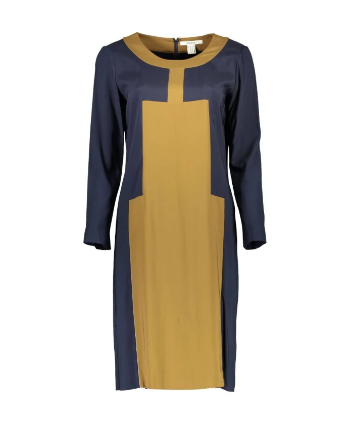 Женское платье из синей вискозы в современном стиле. Gant, мультиколор
Женское платье из синей вискозы в современном стиле. Gant, мультиколор