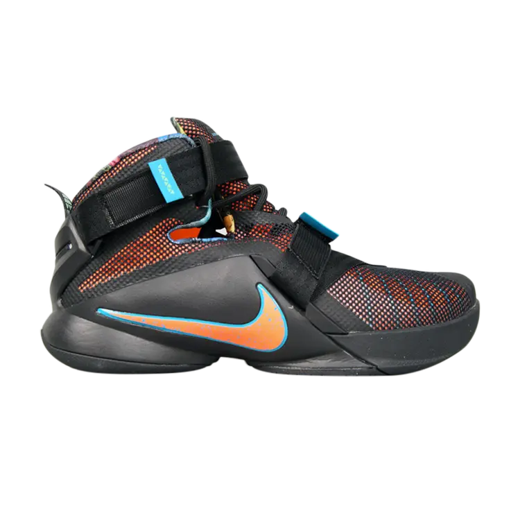 Кроссовки Nike LeBron Soldier 9 'OKC', черный 
Кроссовки Nike LeBron Soldier 9 'OKC', черный