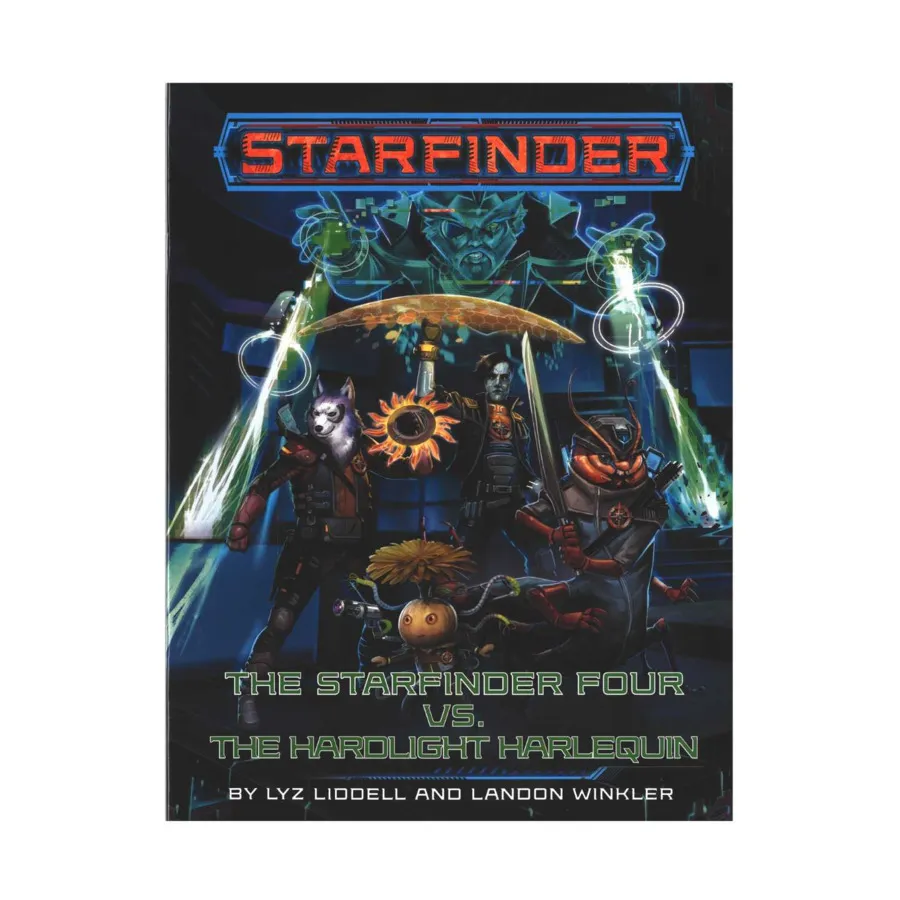 Starfinder - The Starfinder Four vs. The Hardlight Harlequin (Free RPG Day 2021), Starfinder Role Playing Game - Core & Assorted, мягкая обложка
Starfinder - The Starfinder Four vs. The Hardlight Harlequin (Free RPG Day 2021), Starfinder Role Playing Game - Core & Assorted, мягкая обложка