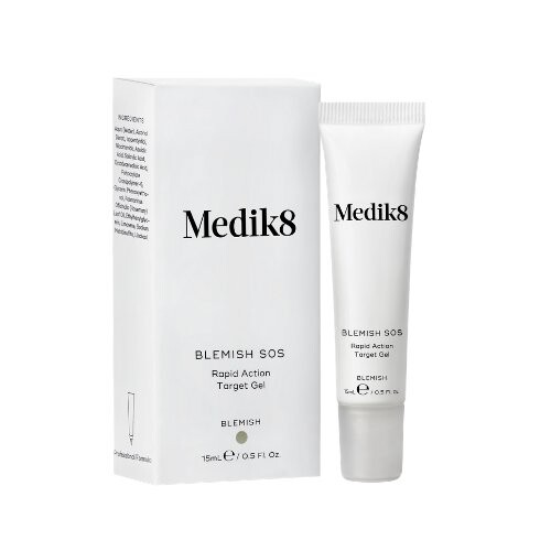 Medik8, Blemish SOS - точечный антибактериальный гель, 15 мл
Medik8, Blemish SOS - точечный антибактериальный гель, 15 мл