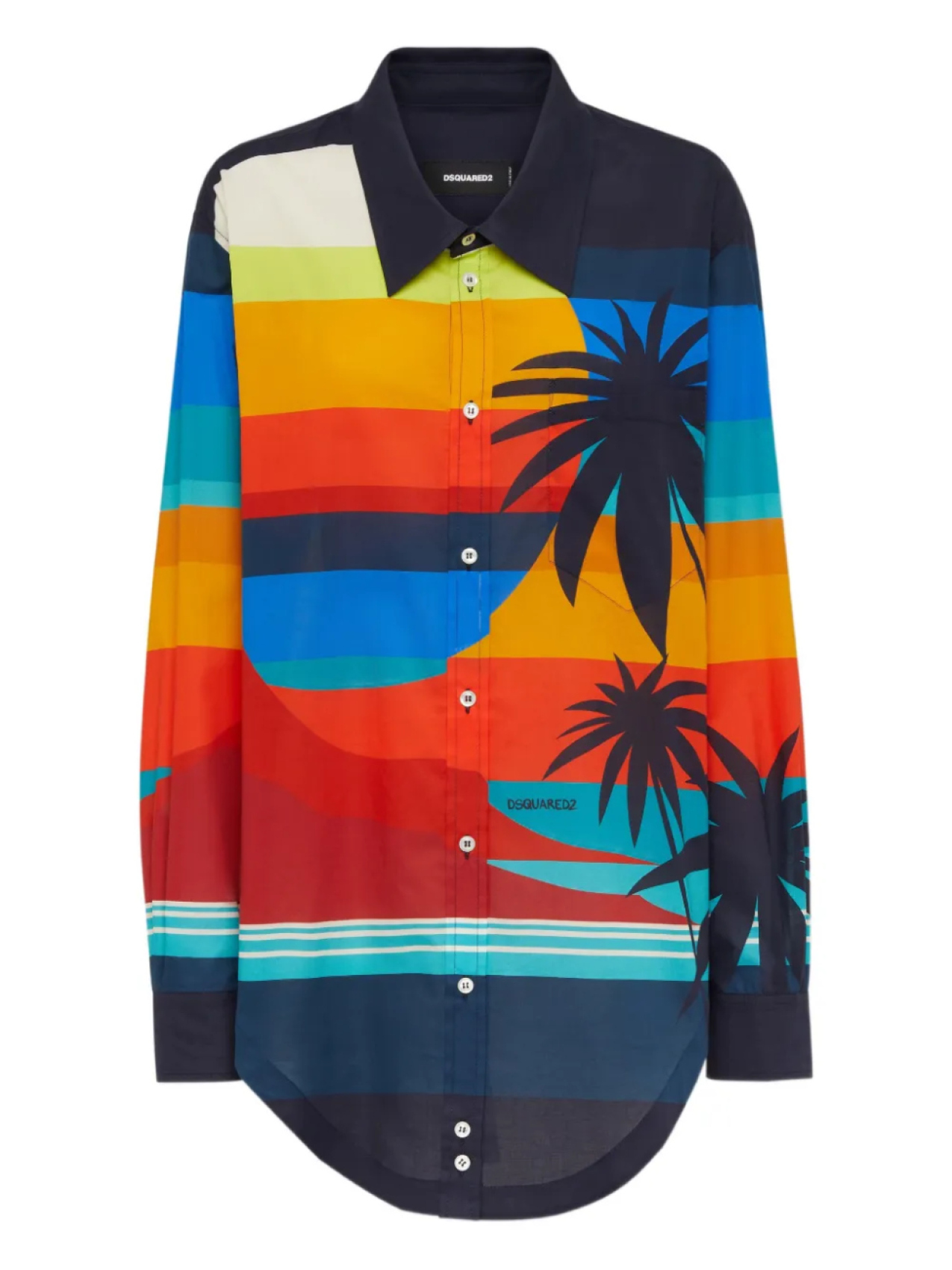 DSQUARED2 хлопковая рубашка, синий
DSQUARED2 хлопковая рубашка, синий