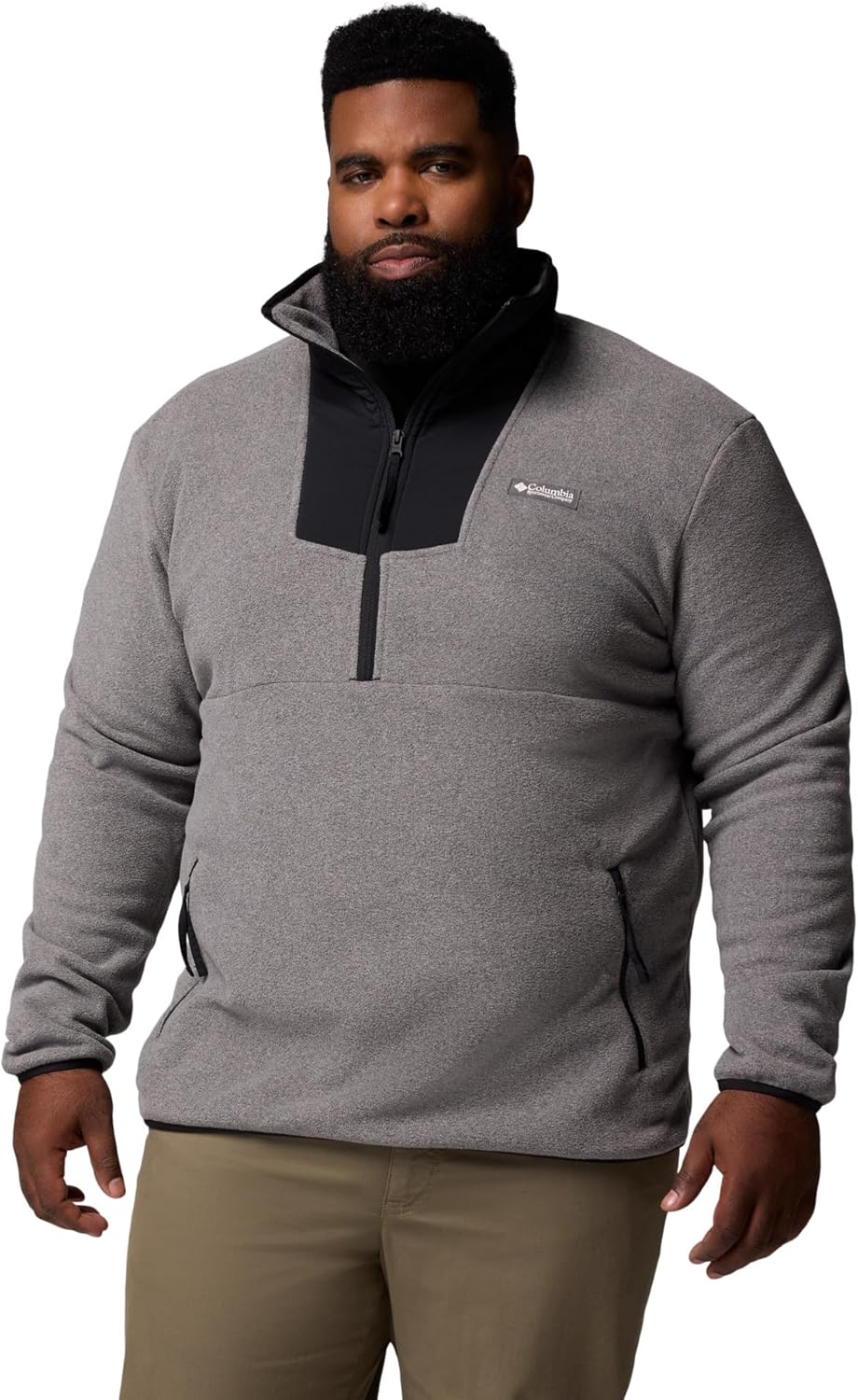 Columbia мужская флисовая толстовка Sequoia Grove с молнией до половины, City Grey Heather/Black
Columbia мужская флисовая толстовка Sequoia Grove с молнией до половины, City Grey Heather/Black