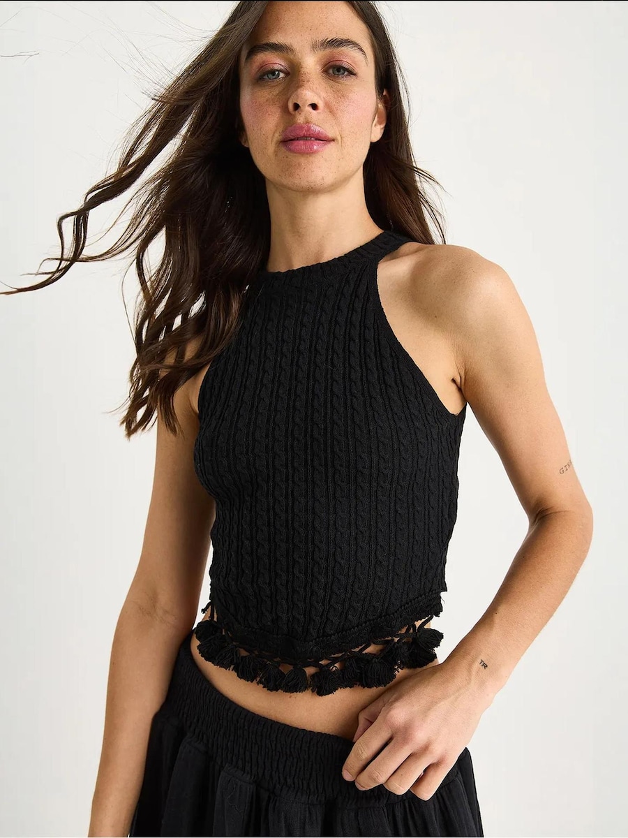 Вязаный топ Bianco Lucci, черный
Вязаный топ Bianco Lucci, черный