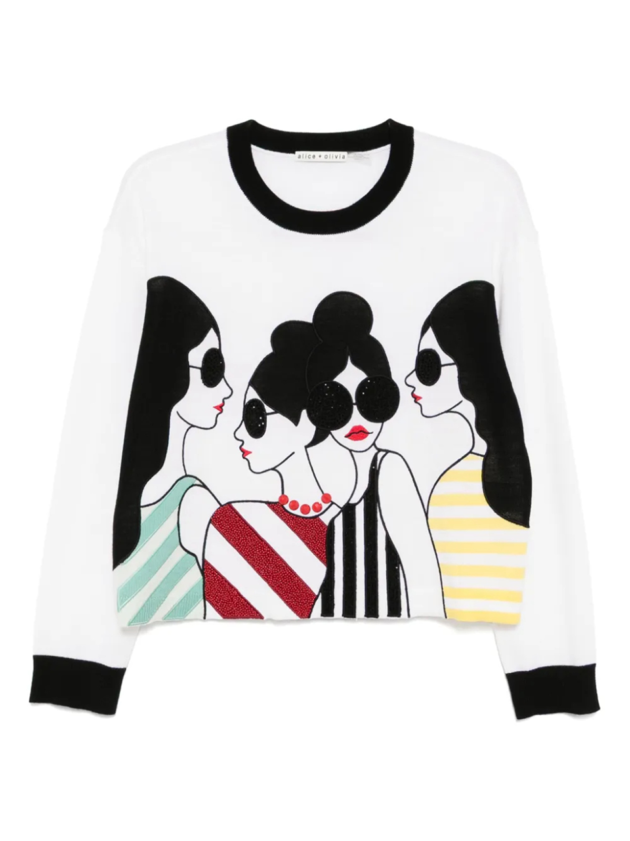 Alice + olivia джемпер Gleeson, белый
Alice + olivia джемпер Gleeson, белый