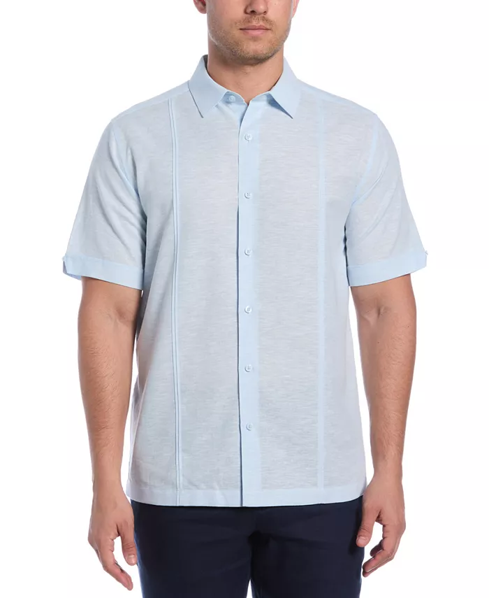 Мужская классическая рубашка с коротким рукавом на пуговицах из смесового льна Cubavera, синий
Мужская классическая рубашка с коротким рукавом на пуговицах из смесового льна Cubavera, синий