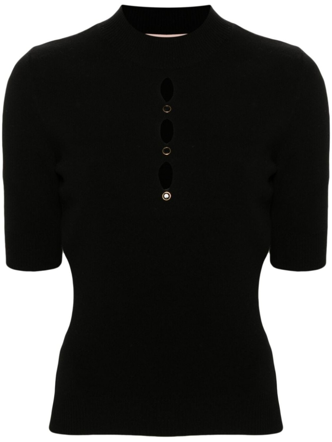 TWINSET трикотажный топ с кристаллами, черный
TWINSET трикотажный топ с кристаллами, черный