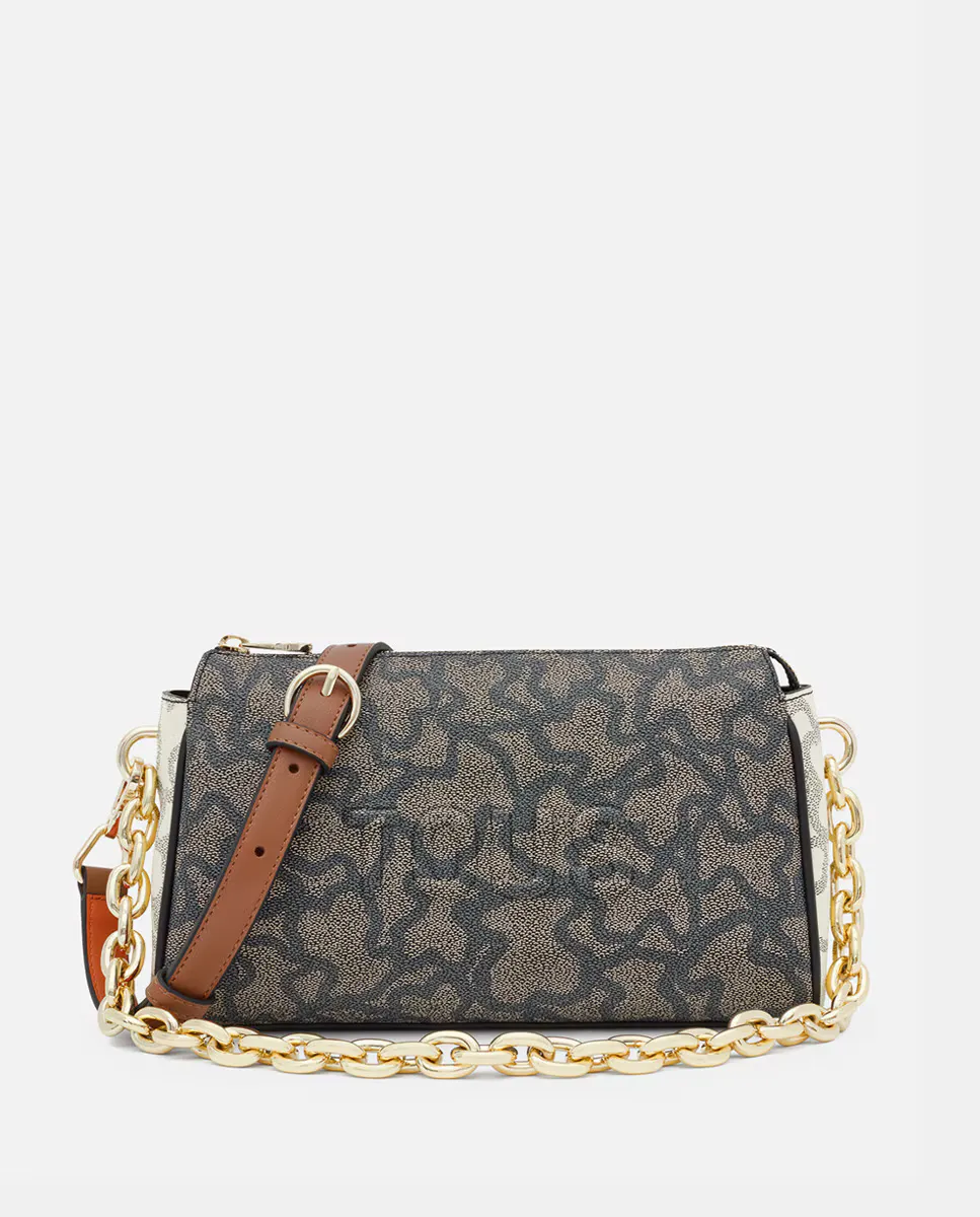 Сумка через плечо Kaos Icon черного цвета с логотипом Tous, черный 
Сумка через плечо Kaos Icon черного цвета с логотипом Tous, черный